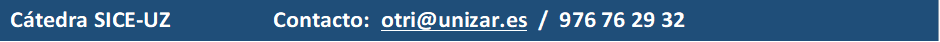 Ctedra SICE-UZ                   Contacto:  otri@unizar.es  /  976 76 29 32